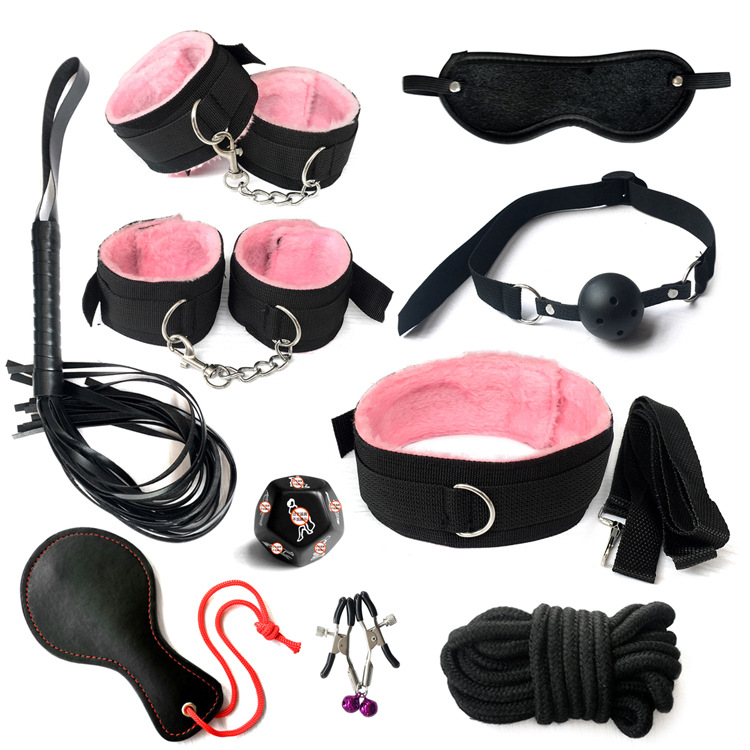 BDSM Restraints Sex Toys 10 Pcs Bondage Restraints Kits 