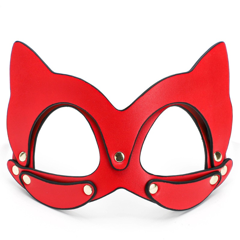 Cat Mask Fashion Leather Mask Cosplay Game