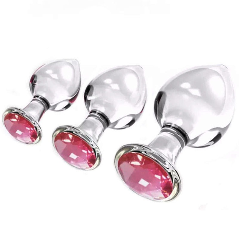 Crystal Anal Plug Bum Plugs Jewelry Anal Trainer Sets Adults Toys